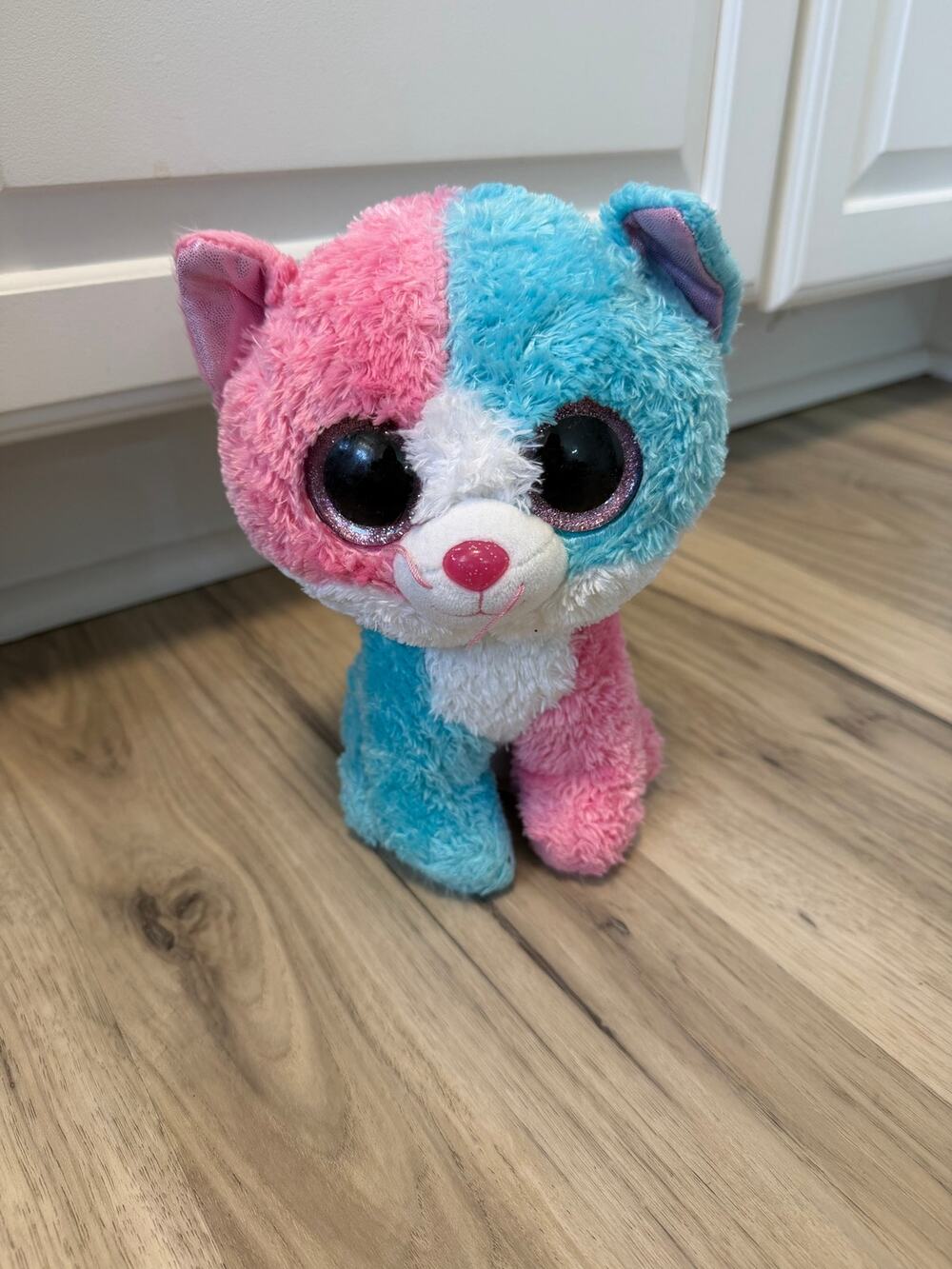 Ty Large Plush Beanie Boos FIONA The Cat (Justice Exclusive) 9" Buddy Size